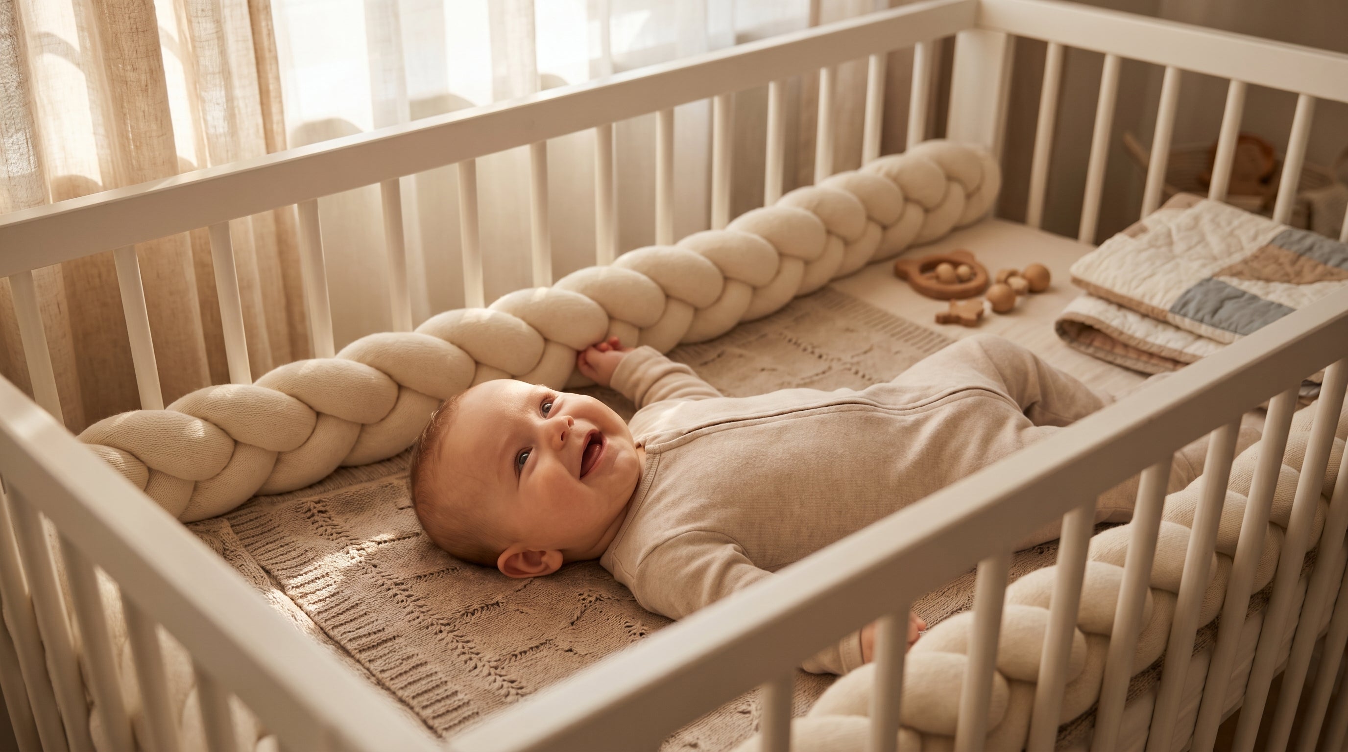 How to Create a Safe and Beautiful Nursery With a Braided Crib Guard