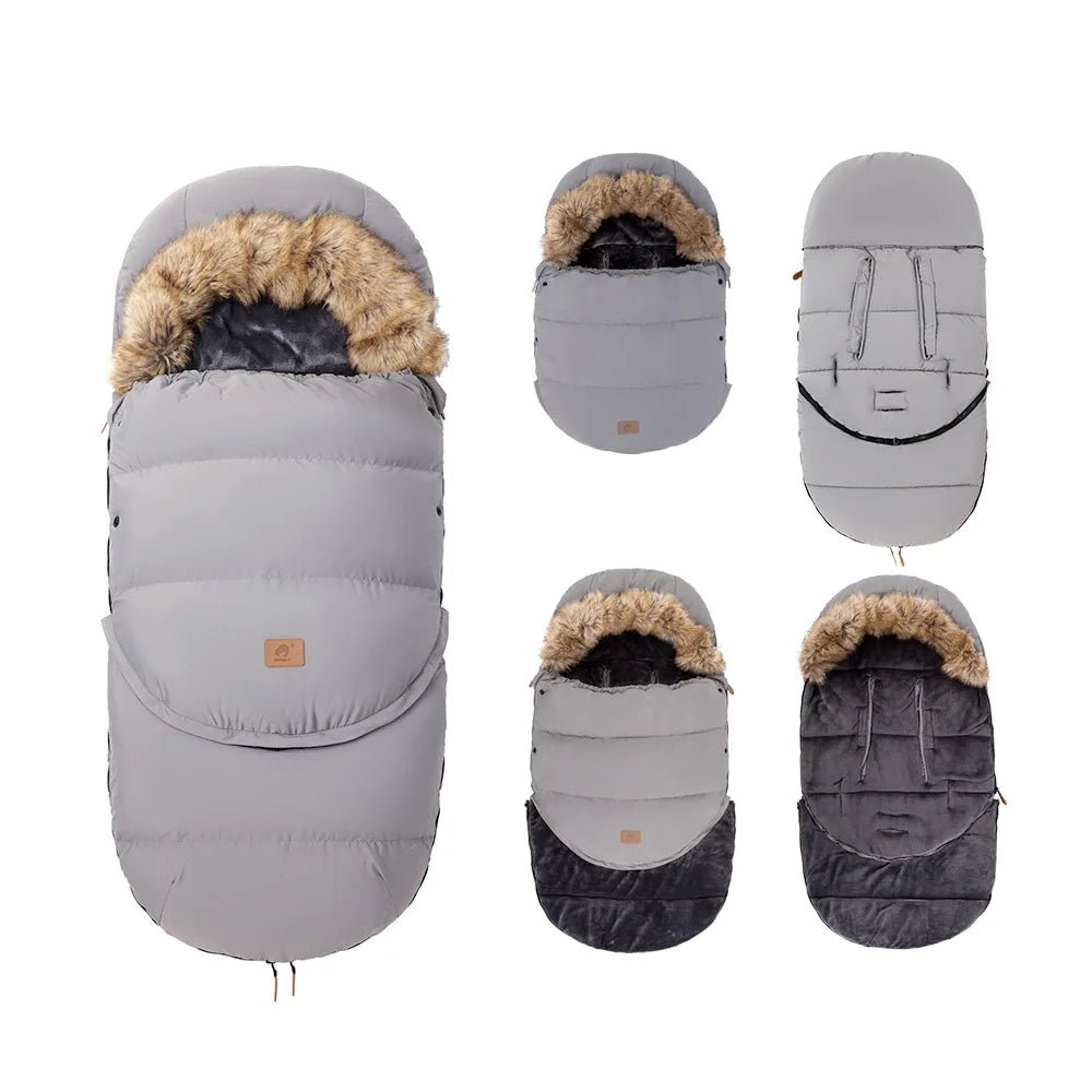 0 - 36 Months Baby Stroller Footmuff Removable Winter Warm Thicker Envelope For Discharge Universal Pram Baby Stroller Accessories - Baby Bubble