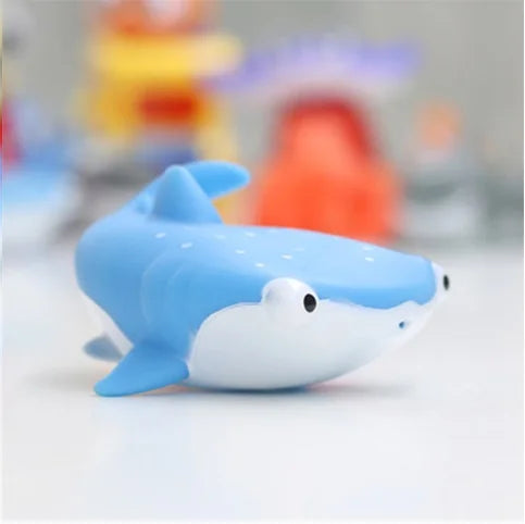Baby Bubble baby bath squirt toys set featuring colorful floating animal toys with squeaky features for bath time fun.