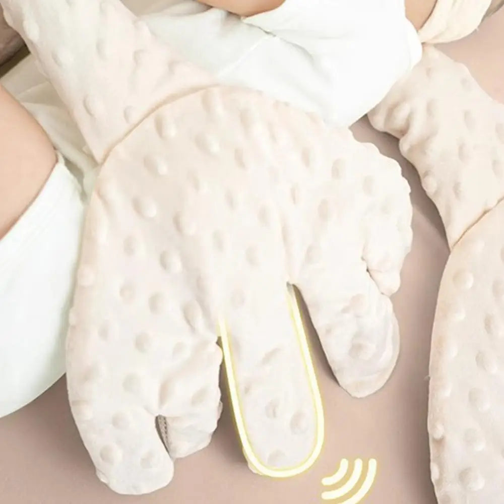 Baby Bubble soothing bear baby sleep pillow with remote, soft plush bear design for comforting sleep, shown in the image.