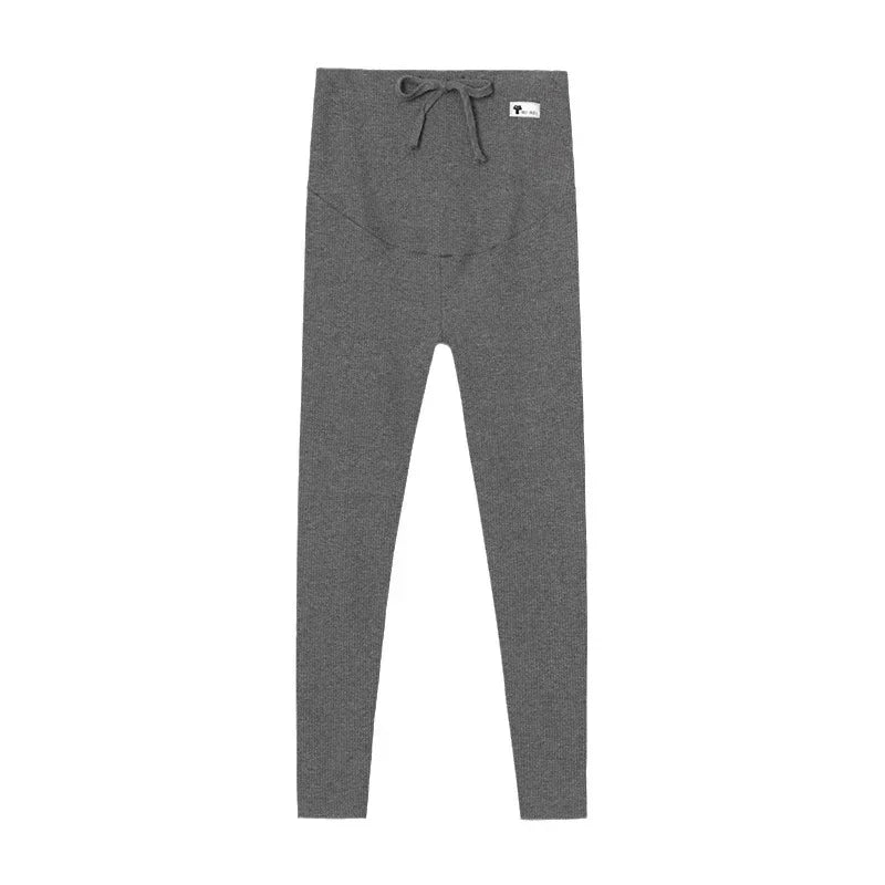 Baby Bubble adjustable maternity pants with soft high waist and comfortable fit, shown in a relaxed style in the image.