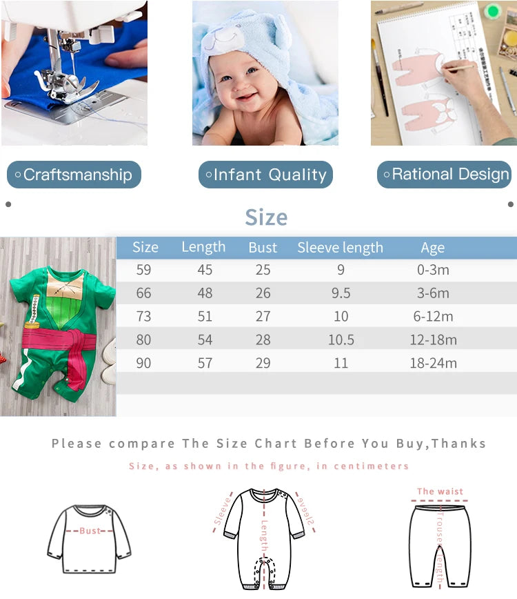 Anime Dragon Ball Z baby onesie cosplay romper by Baby Bubble, featuring vibrant character design and comfortable fabric.