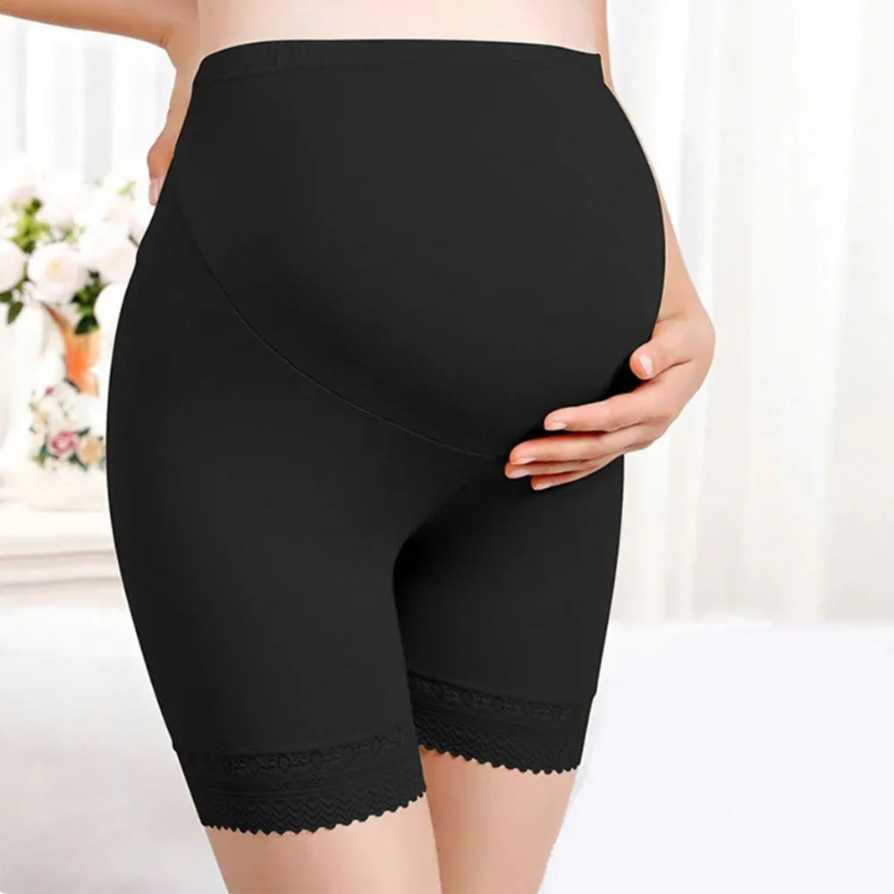 Baby Bubble maternity wide leg pants with over-belly design, featuring soft fabric and comfortable fit for expecting mothers.