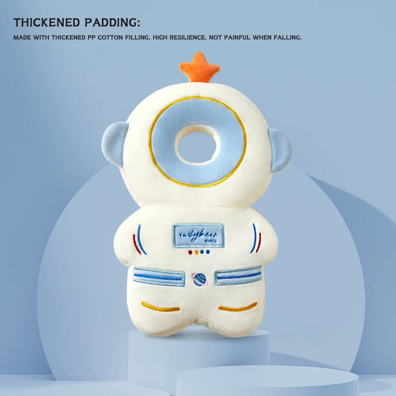 Baby Bubble baby head protector backpack with soft cushion for safe walking and head support during outings.