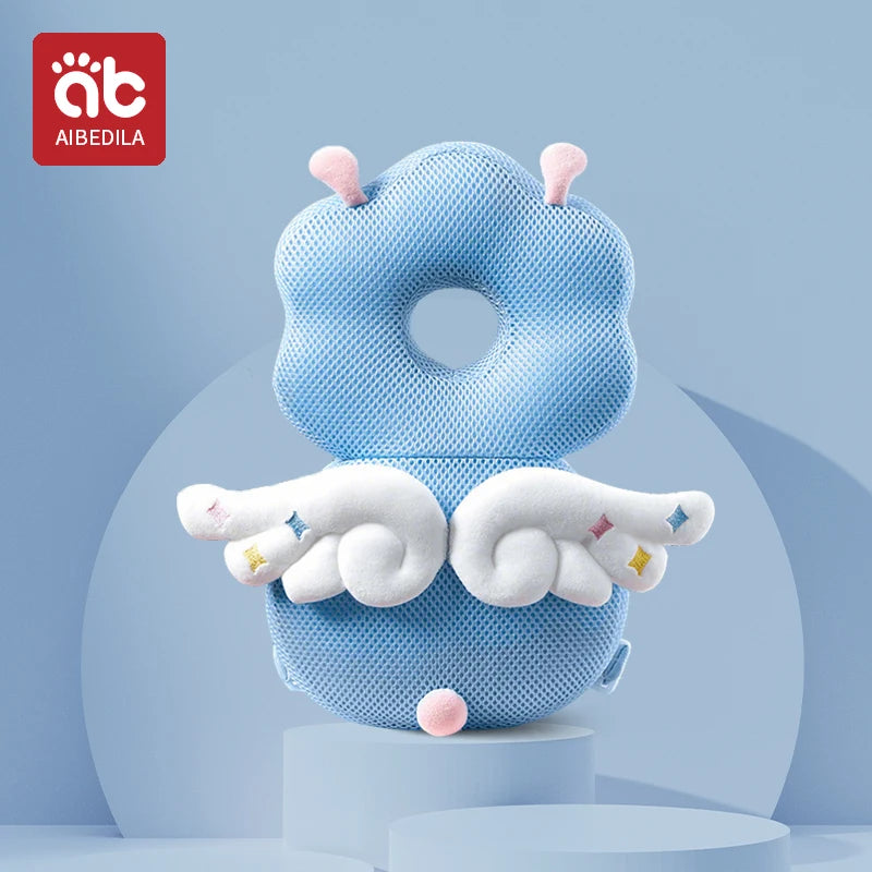 Baby Bubble baby head protector backpack with soft cushion for safe walking and head protection during outings.