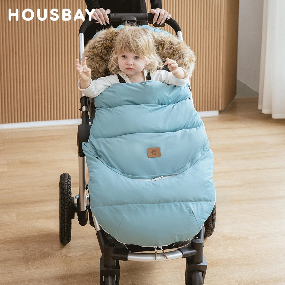 Baby Winter Pram Sleeping Bag – Removable Warm Footmuff