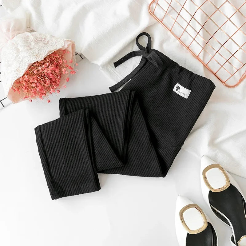 Adjustable maternity pants by Baby Bubble featuring soft high waist design and comfortable fit for expecting moms.