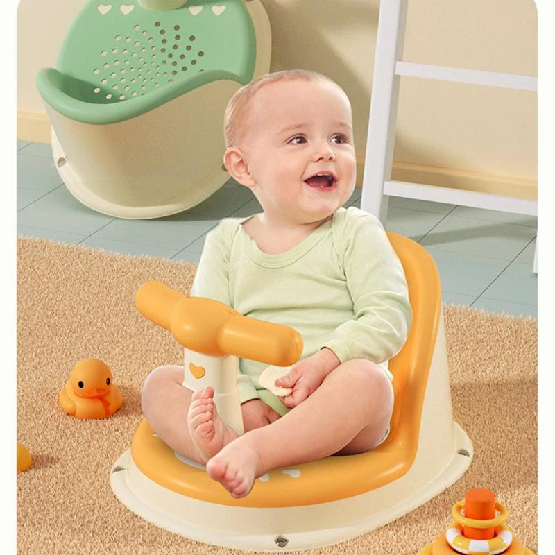 Portable Baby Bubble baby shower seat with adjustable bath stand, designed for safe and comfortable bathing for infants.