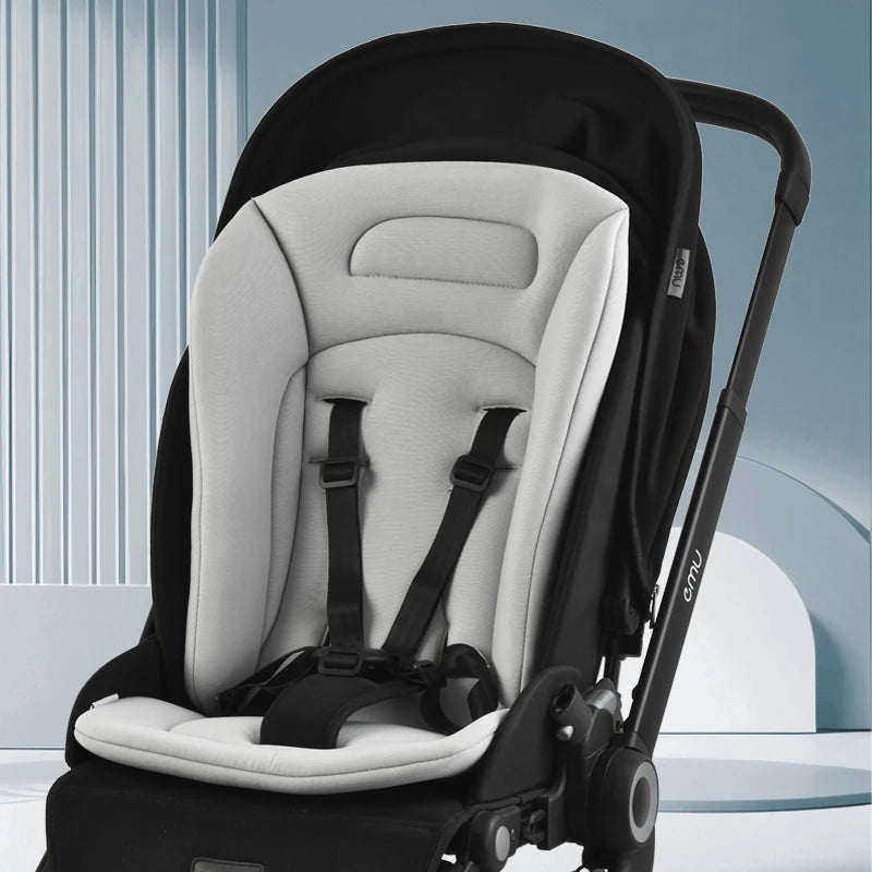 Baby Bubble universal soft cotton stroller seat mat with cushioned design, ideal for comfortable baby transportation.