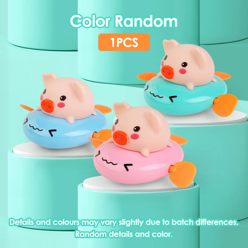 Baby Bubble baby bath toy set featuring cute ducks, piglets, and cows with water spraying for interactive bath time fun.