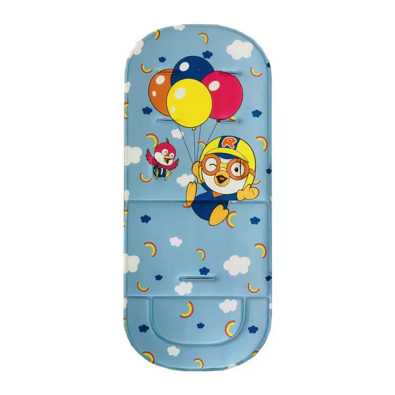 Baby Bubble baby stroller seat cushion with soft cartoon sponge pad, providing comfortable support for infants.