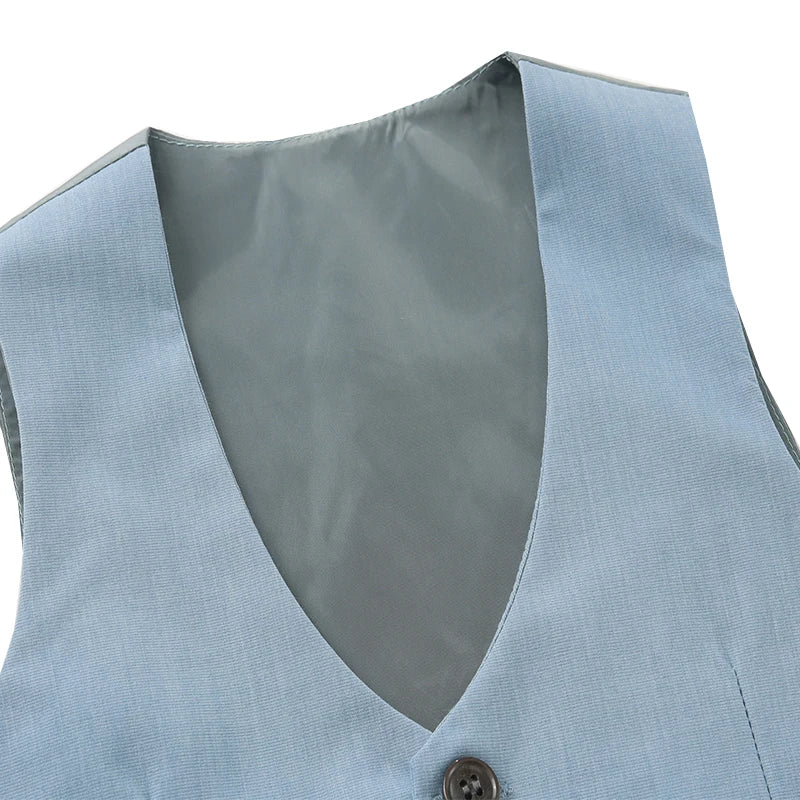 Baby Boy Gentleman Suit from Baby Bubble, stylish smart birthday outfit with a blazer, shirt, and matching trousers for special occasions.