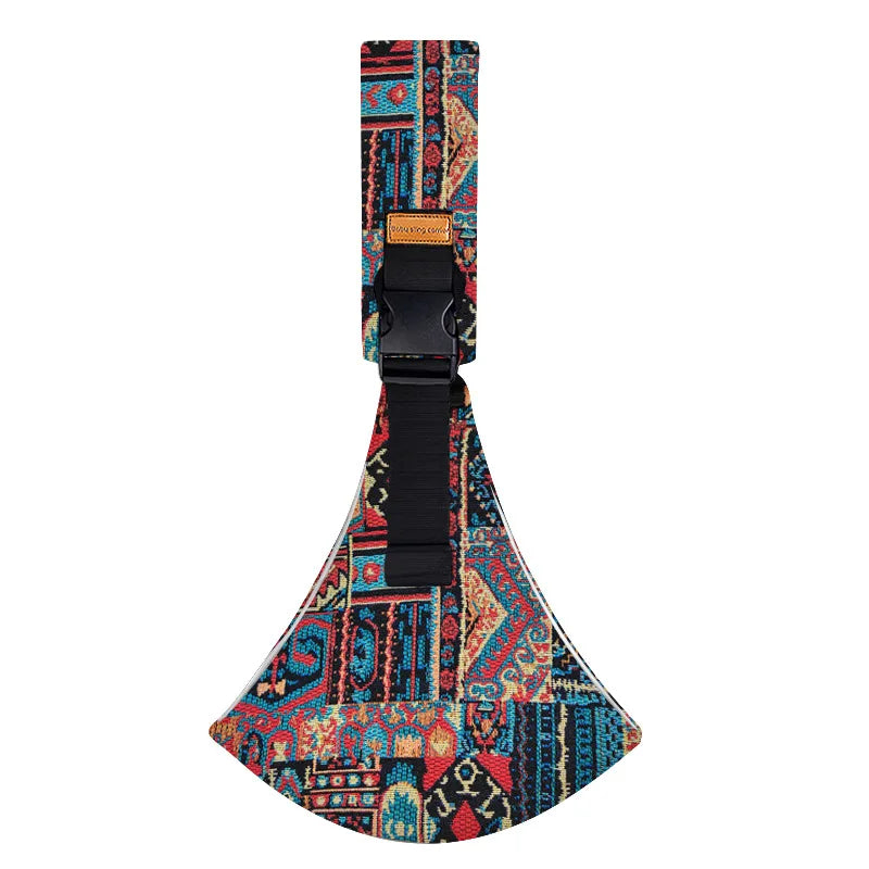 Baby Bubble adjustable ring sling carrier with hands-free strap, soft fabric, and ergonomic design for comfortable baby carrying.