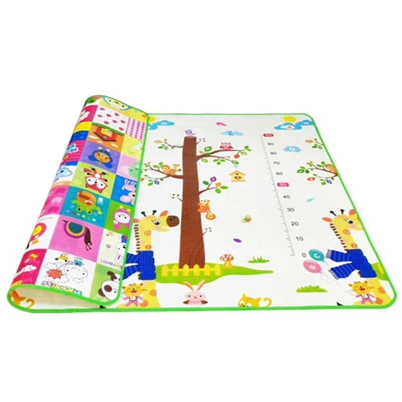 Baby Bubble thick cushioned baby activity play mat with colorful pattern, designed for safety and comfort during playtime.