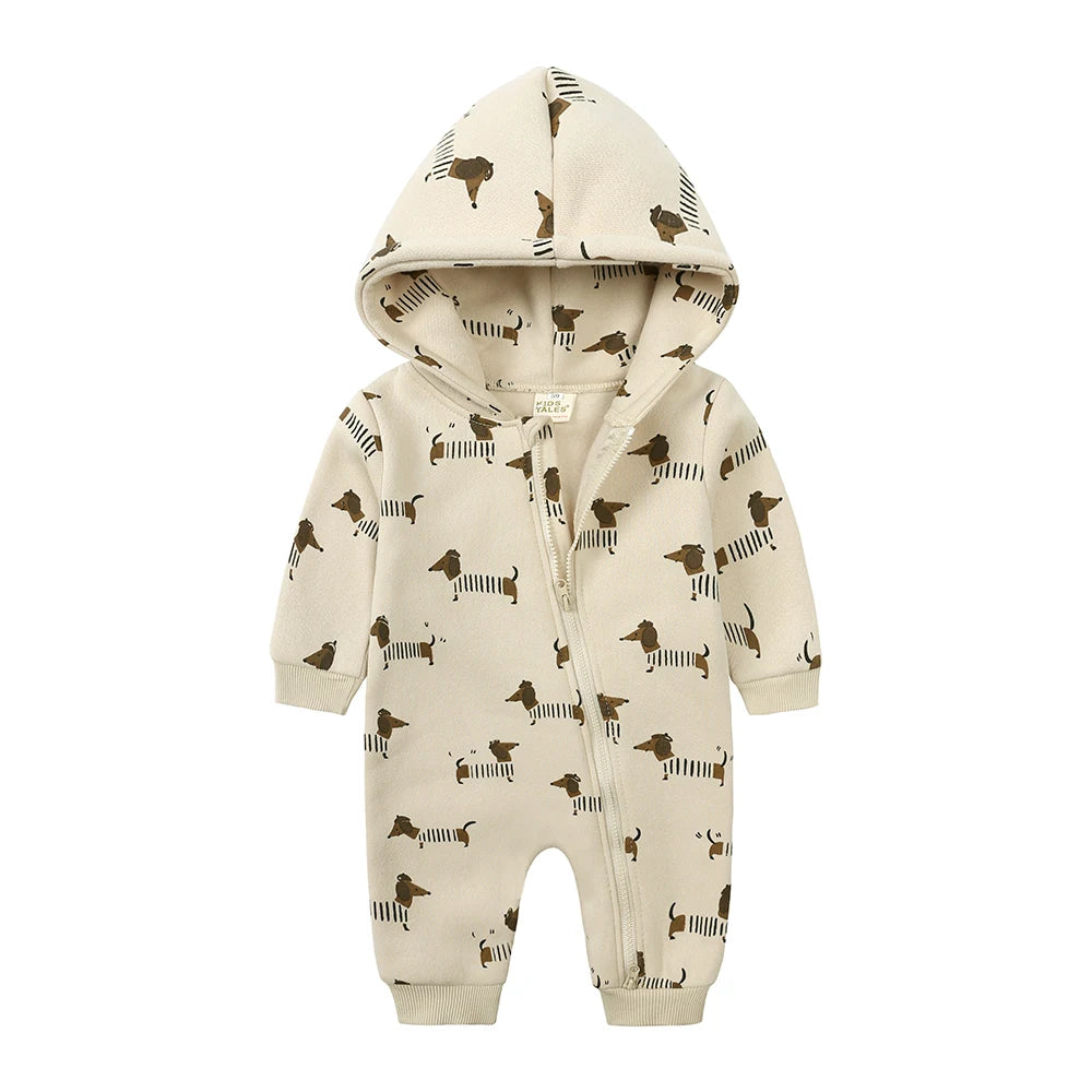 Baby Bubble Bear onesie, adorable winter pajamas for infants with cozy fabric and cute bear design, perfect for cold weather.