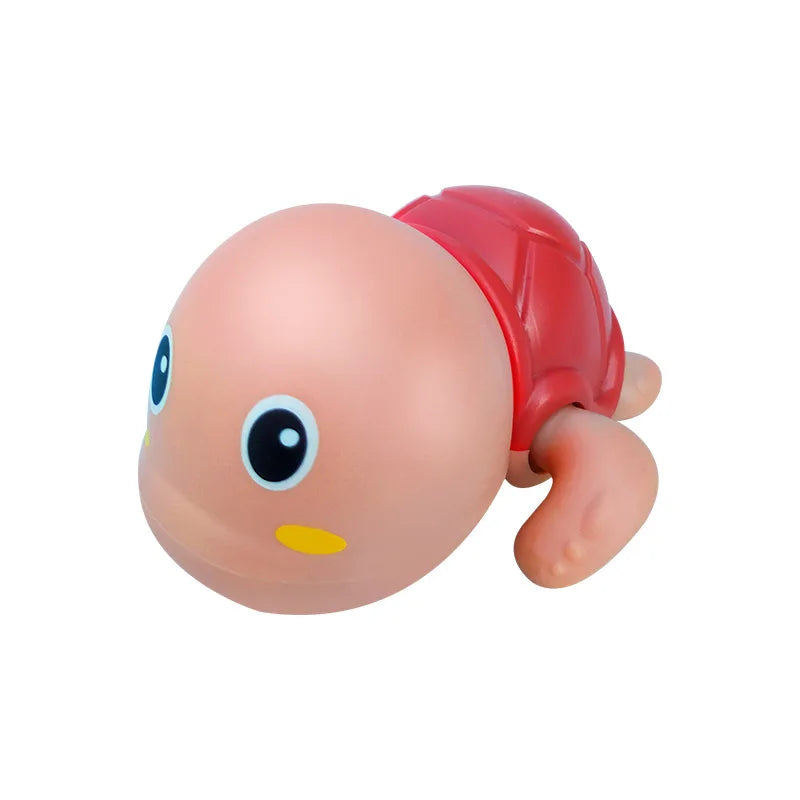 Baby Bubble bath toy set with a turtle, tortoise, and duck swimming pool toys for babies, colorful and fun.