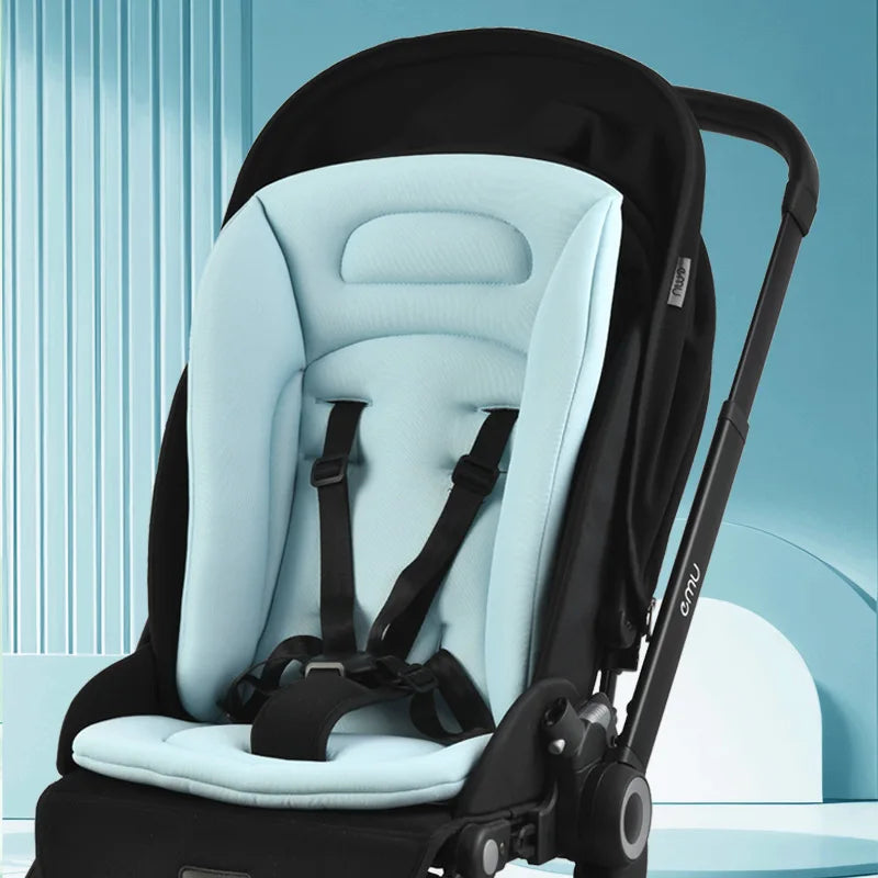 Baby Bubble universal soft cotton stroller seat mat with cushioned padding and breathable fabric for comfortable baby seating.