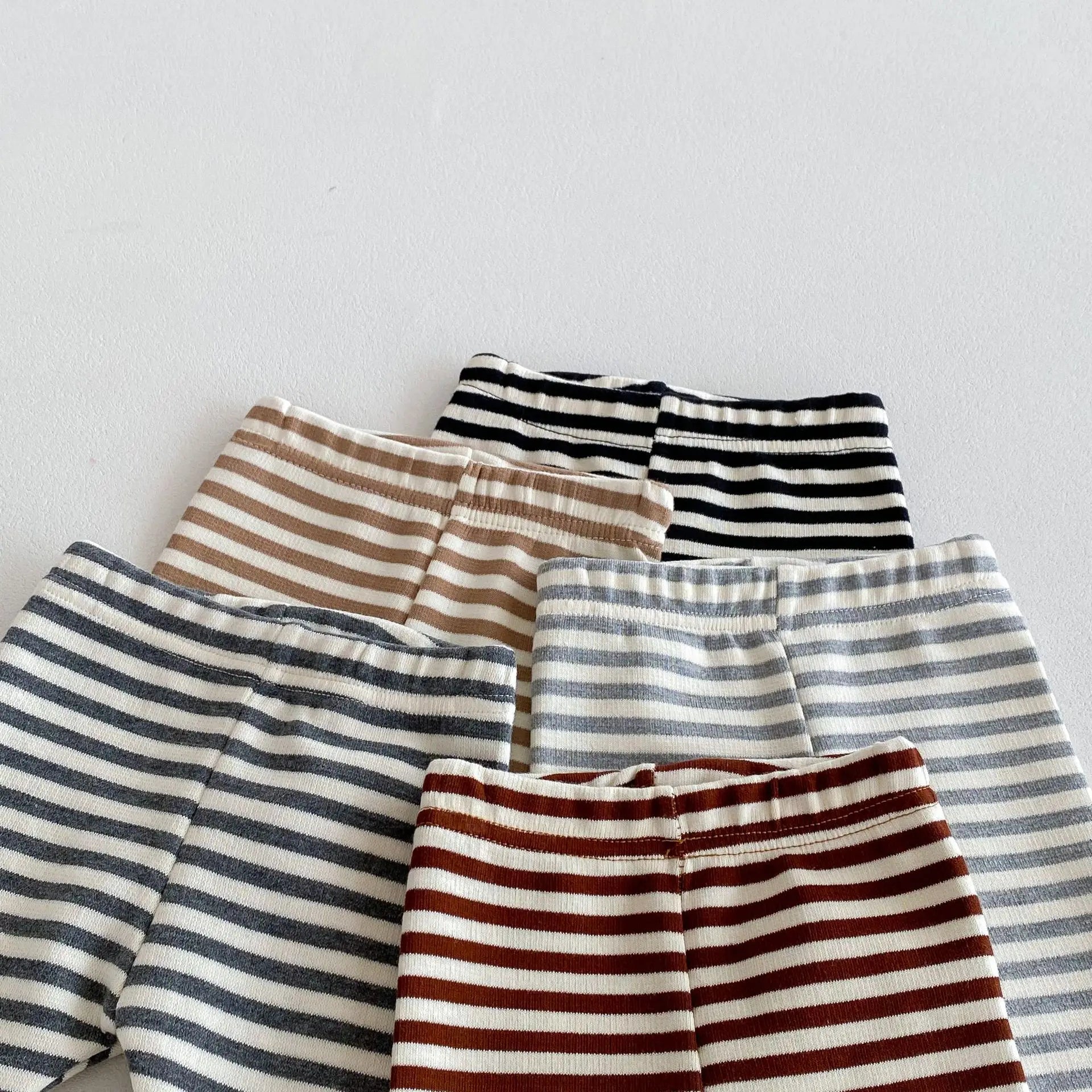 Soft baby leggings from Baby Bubble featuring comfortable stretch fabric, designed for growing baby legs.