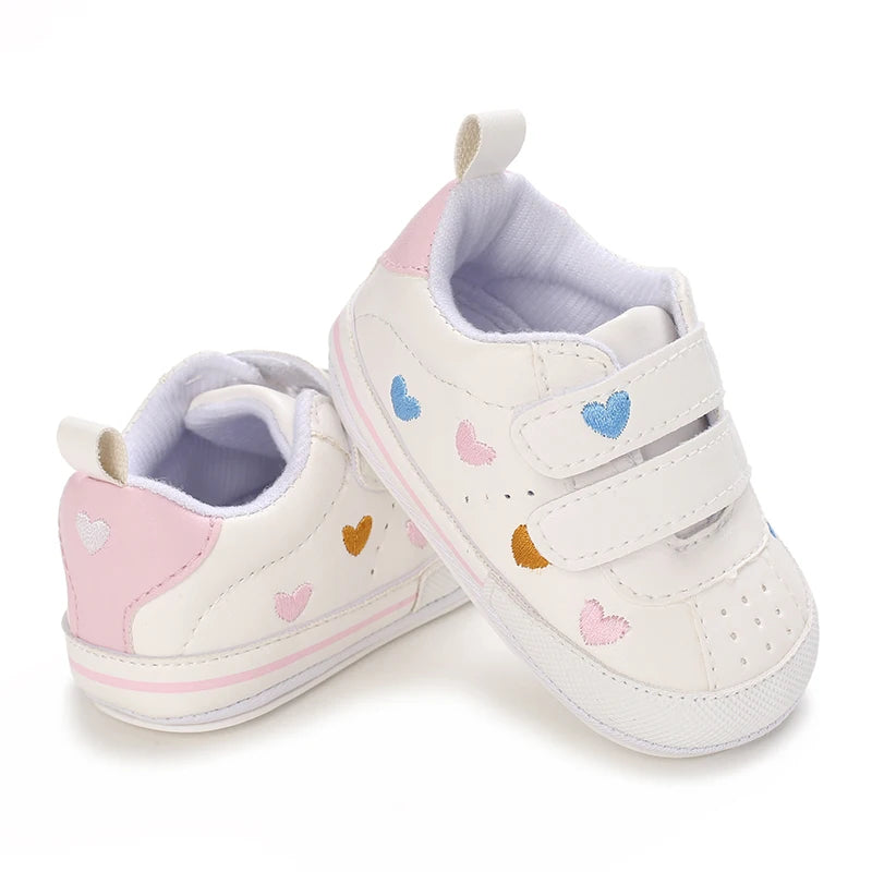 Baby Girl Soft Sole Crib Shoes - First Walker