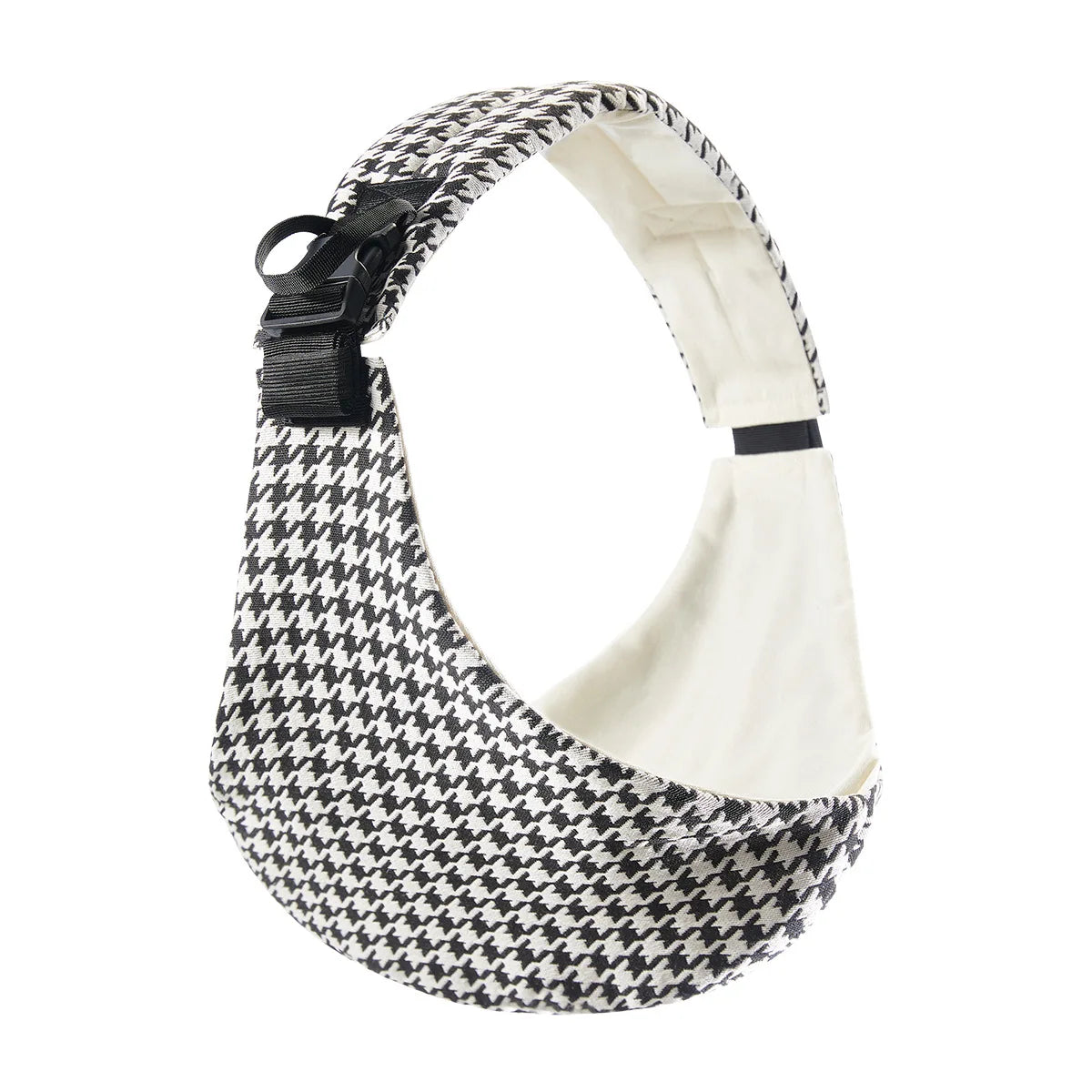 Baby Bubble baby ring sling carrier with adjustable strap, showing soft fabric and metal rings for hands-free carrying.