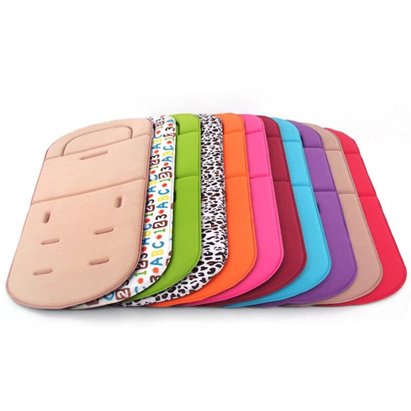 Baby Bubble soft cartoon sponge baby stroller seat cushion with colorful character design for added comfort and support.
