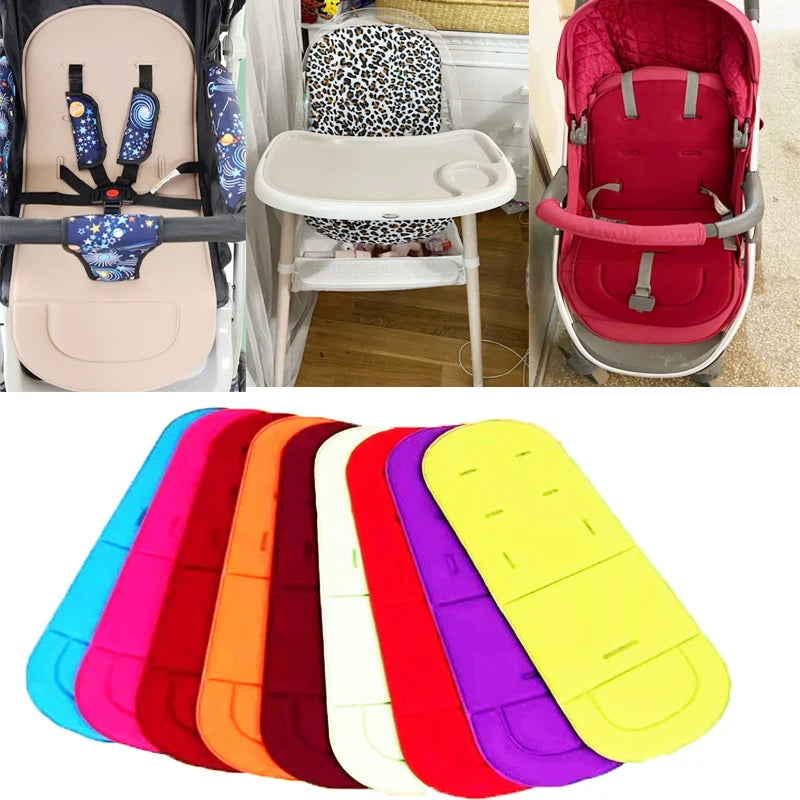 Baby Bubble soft cartoon sponge baby stroller seat cushion with colorful character design for added comfort.