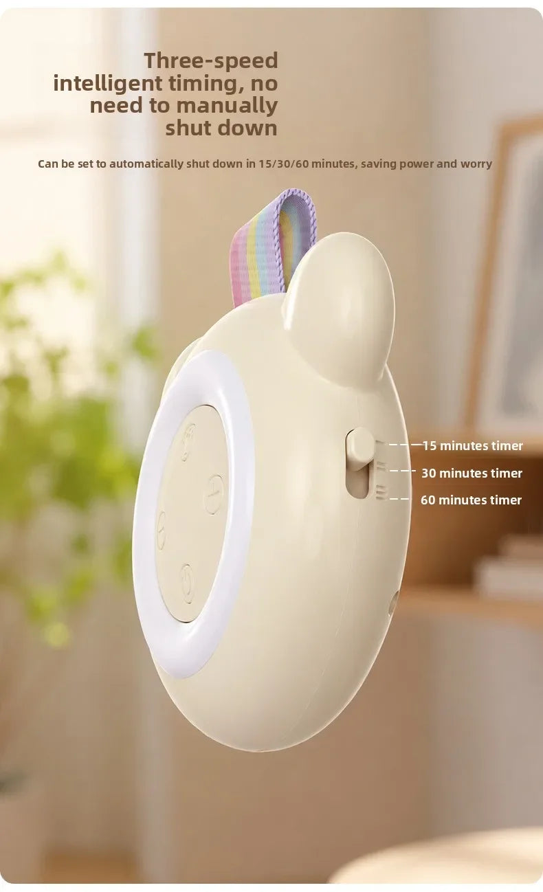 TS900 Baby Sleep Speakers Machine with Night Light, Portable White Noise Machine for Newborn, 15/30/60 Min Timer, Crib Stroller