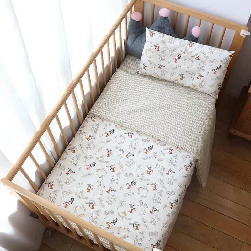 Baby Bedding Set – Cotton Crib Bedding for Newborns - Baby Bubble