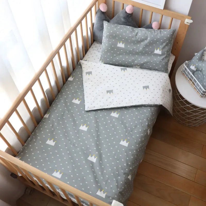 Baby Bedding Set – Cotton Crib Bedding for Newborns - Baby Bubble