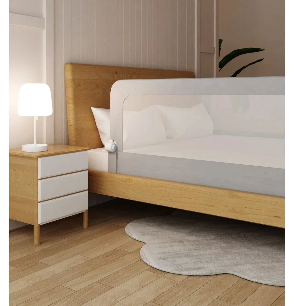 Baby Crib Guardrail – Adjustable Safety Bed Rail for Babies - Baby Bubble