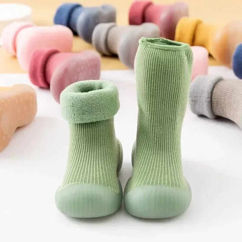 Baby Winter Booties – Non - Slip Warm First Walkers - Baby Bubble