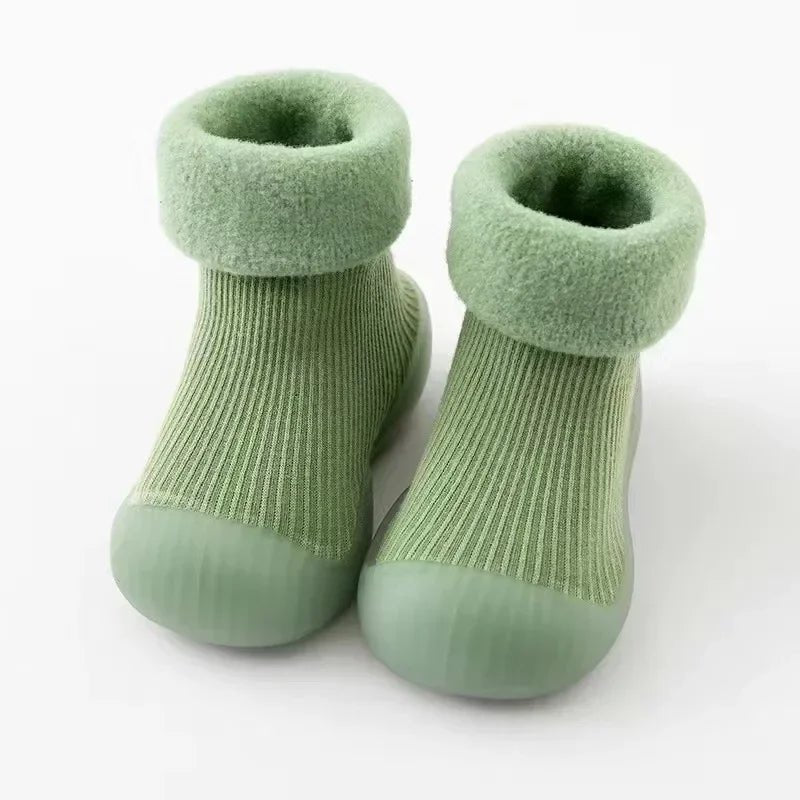 Baby Winter Booties – Non - Slip Warm First Walkers - Baby Bubble
