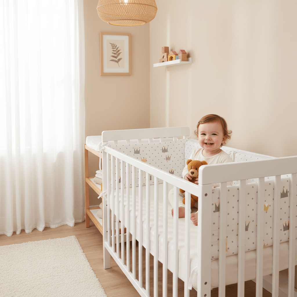 Premium Baby Crib Bumper - SleepWays™ - Baby Bubble