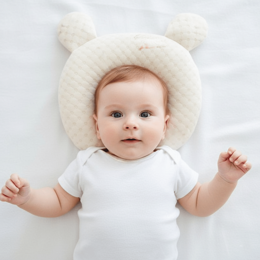 Baby Flat Head Pillow - Official SleepEasy™ - Baby Bubble