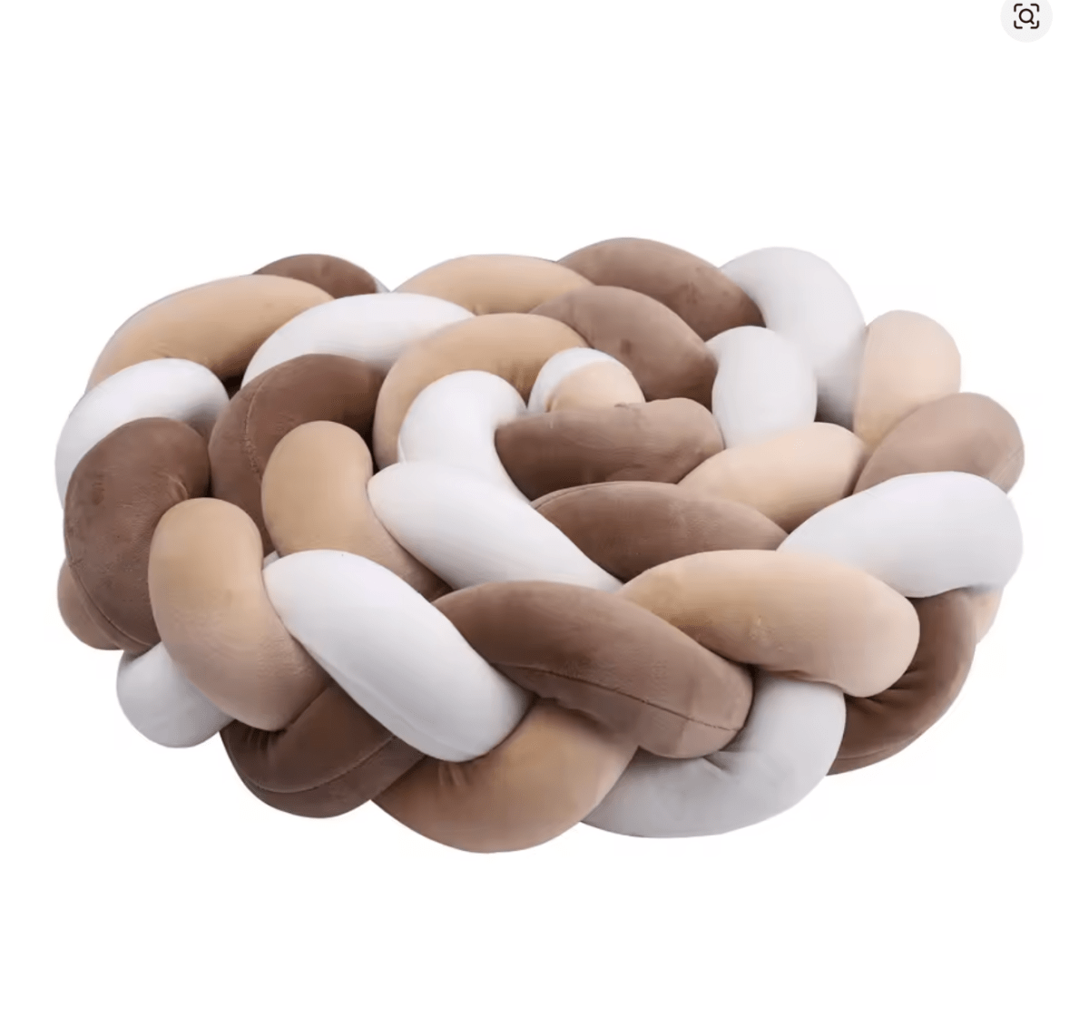 Soft Braid Crib Bumper - CozyKnot™ - Baby Bubble