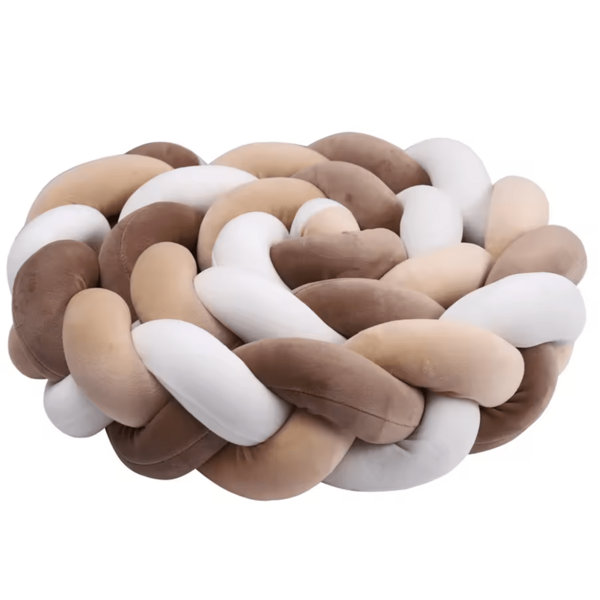 Soft Braid Crib Bumper - CozyKnot™ - Baby Bubble