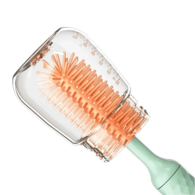 Electric Baby Bottle Brush – 360° Rotating Cleaner Set - Baby Bubble