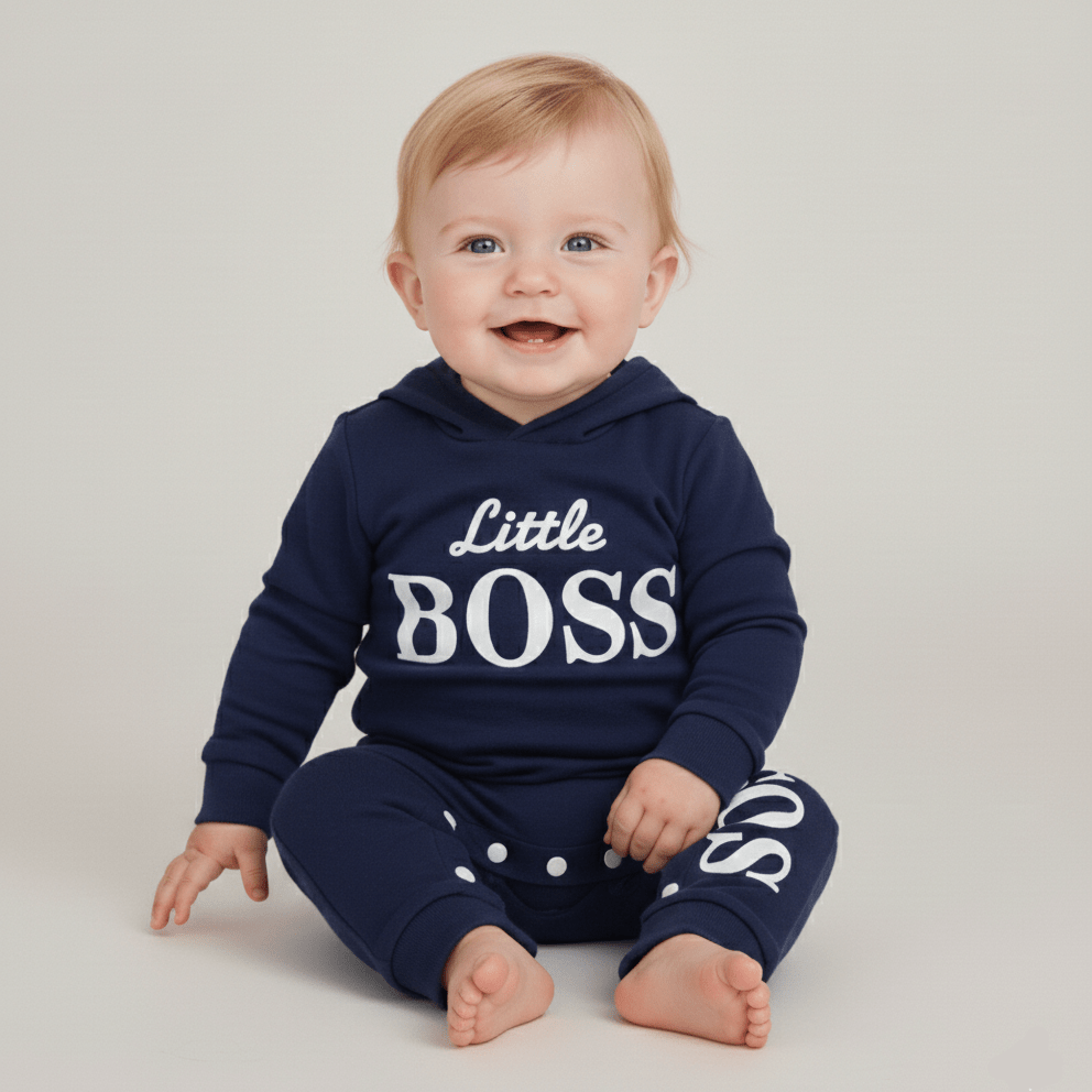 Baby Boy Casual Outfit Set - LittleBoss™ - Baby Bubble