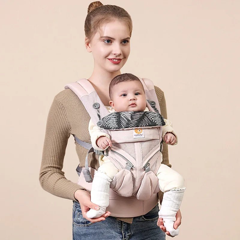 Ergonomic Baby Carrier with Hip Seat – Newborn to Toddler - Baby Bubble