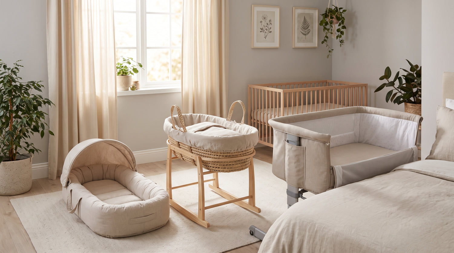 Newborn Sleeping Nest Bed vs. Moses Basket vs. Co-Sleeper: Which Is Right for You?
