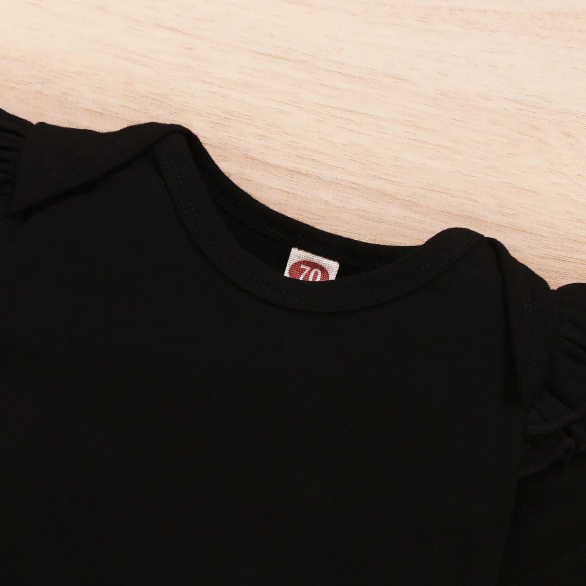 0 - 18Months Infants Baby Girl Set Black Short Sleeve Bodysuit+Polka Dot Shorts+Headband Toddler Girl Summer Fashion 3PCS Clothing - Baby Bubble