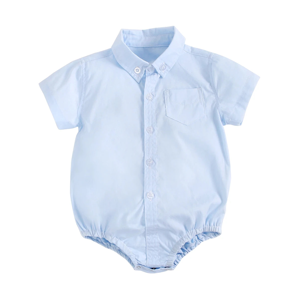 Baby Boy plaid bodysuit made of soft summer cotton, featuring a cute plaid pattern and comfortable fit by Baby Bubble.
