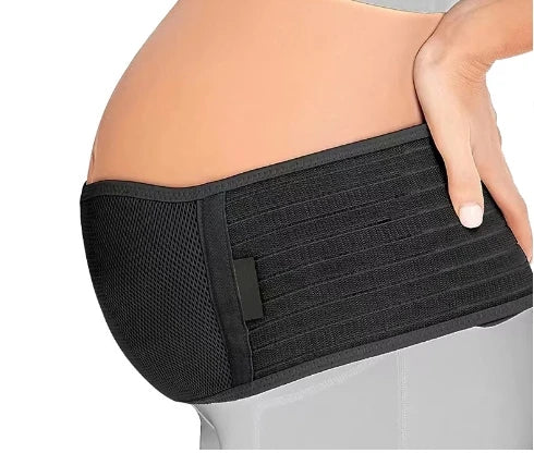 Pregnancy belly support belt by Baby Bubble, designed for all-day comfort to help support and ease pregnancy discomfort.