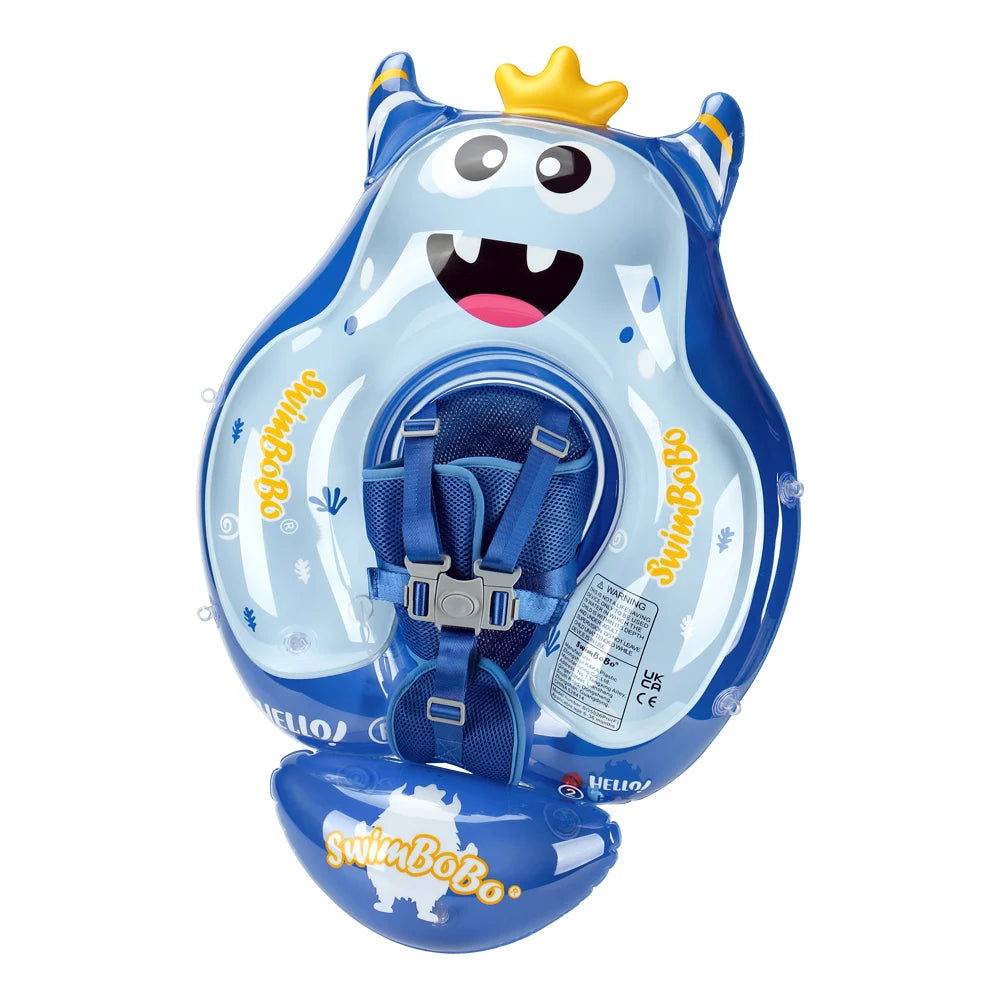 Baby Bubble inflatable baby float ring with colorful design, perfect for pool swimming and water fun for babies.