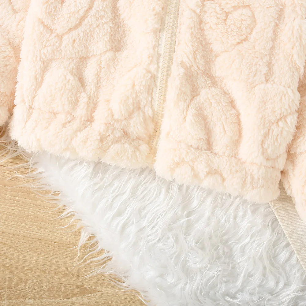 Baby girl winter coat by Baby Bubble, warm and cozy with a soft, insulated design perfect for cold weather.