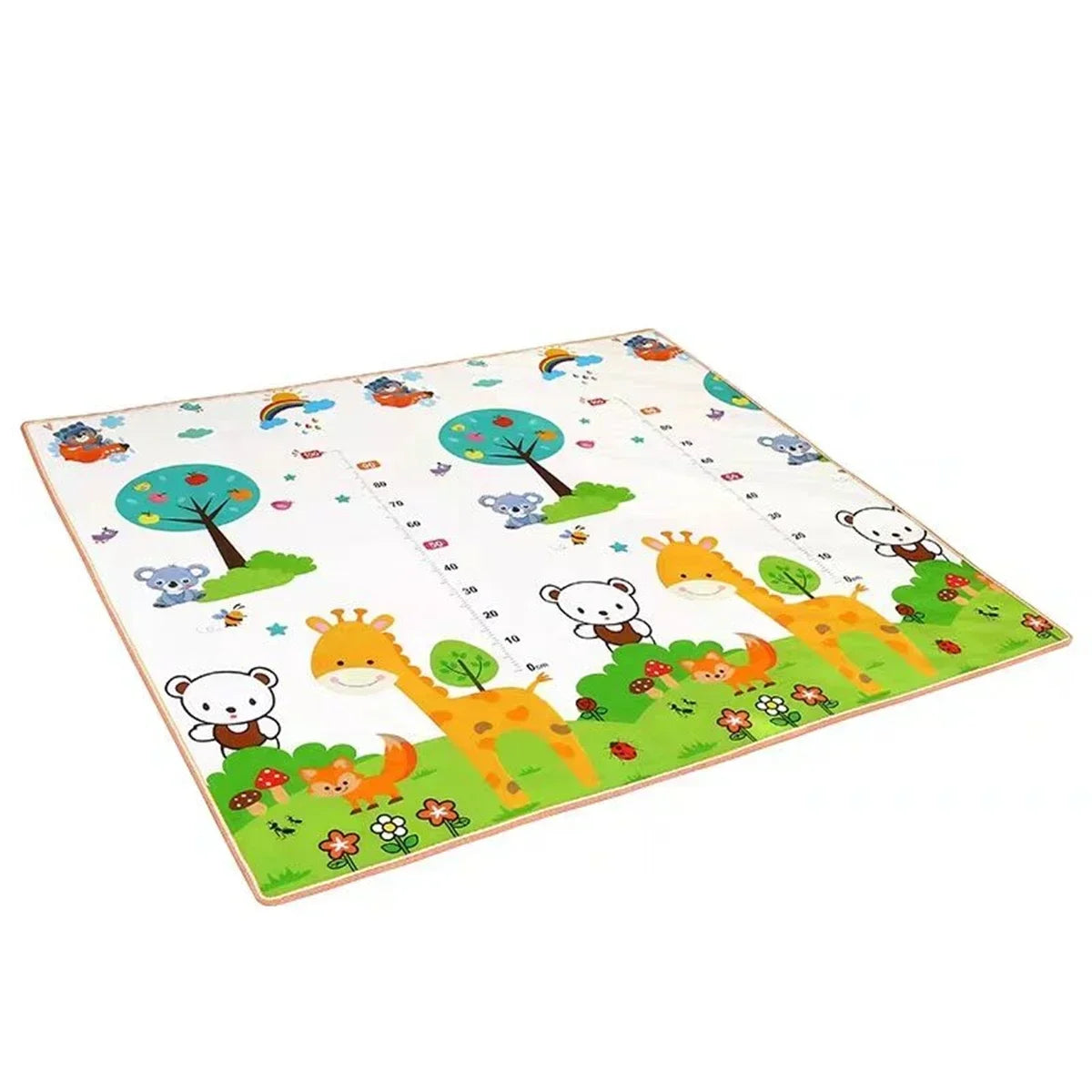 Baby Bubble baby activity play mat with thick cushioning, colorful safety rug designed for tummy time and sensory play.