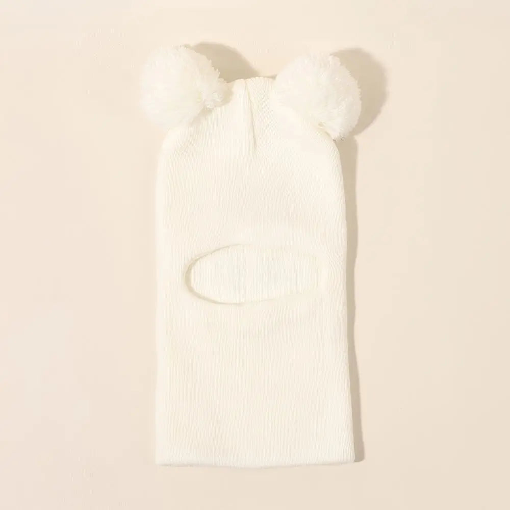 Baby Bubble winter children's hooded knitted hat with cozy design, perfect for keeping kids warm during cold weather.
