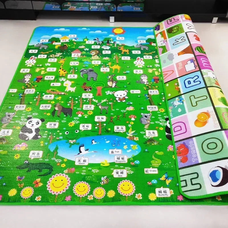 Baby Bubble thick cushioned baby activity play mat with colorful patterns, soft surface, and safe design for infants.