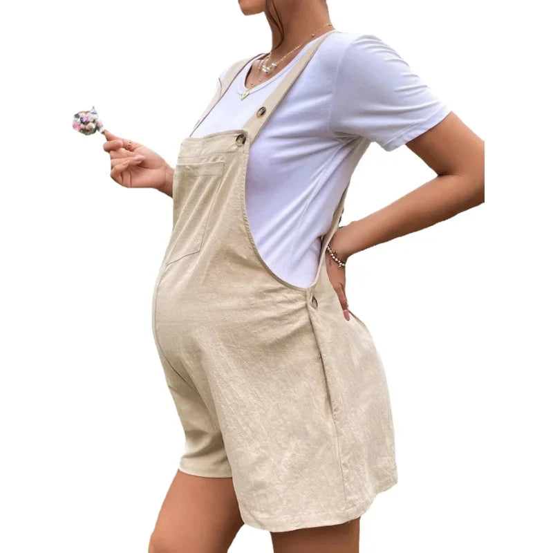Baby Bubble maternity jumpsuit romper featuring a comfortable, stylish pregnancy design with a relaxed fit and soft fabric.