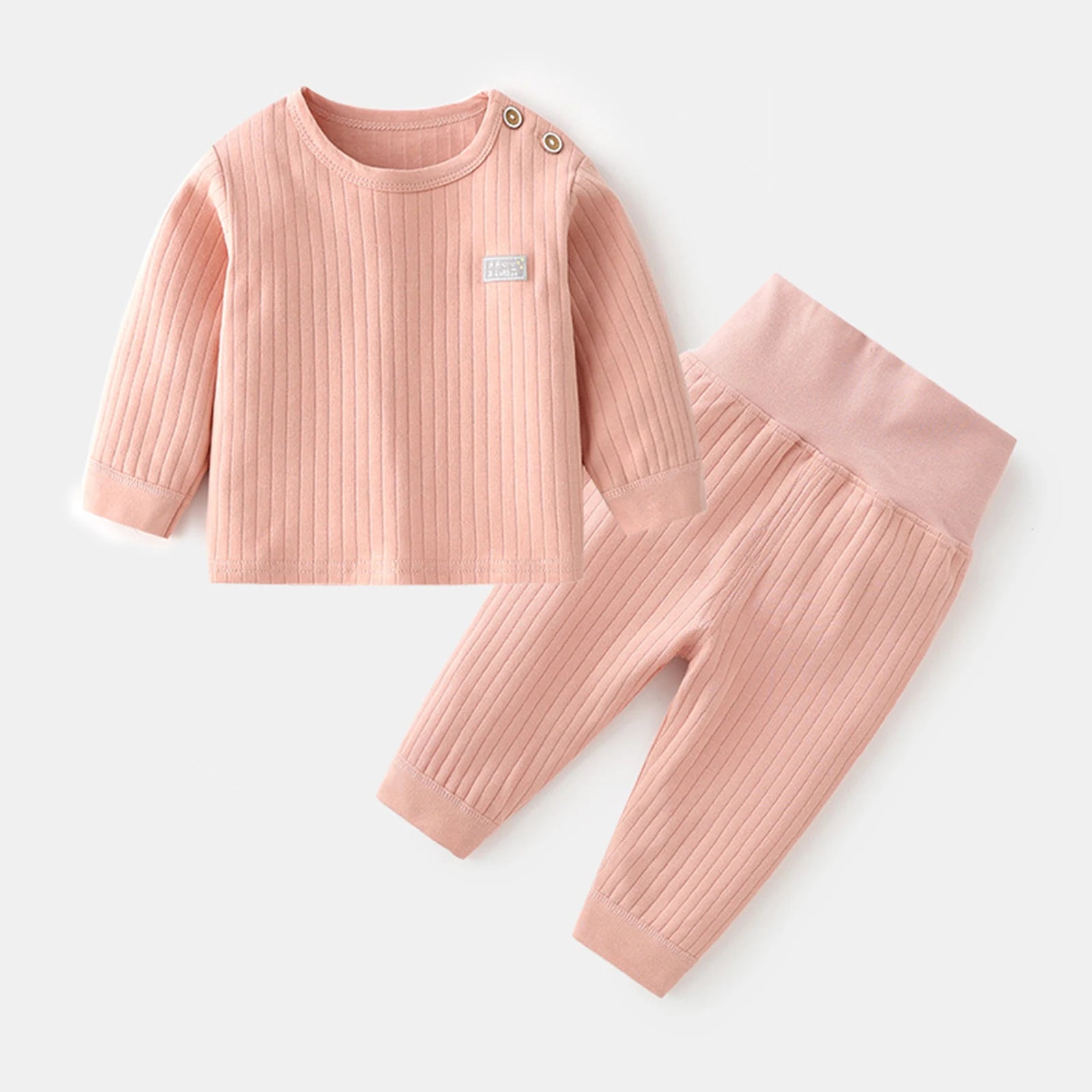 Baby Bubble autumn winter thermal underwear suit for kids, colorful boys and girls pajama sets, warm sleepwear for babies.